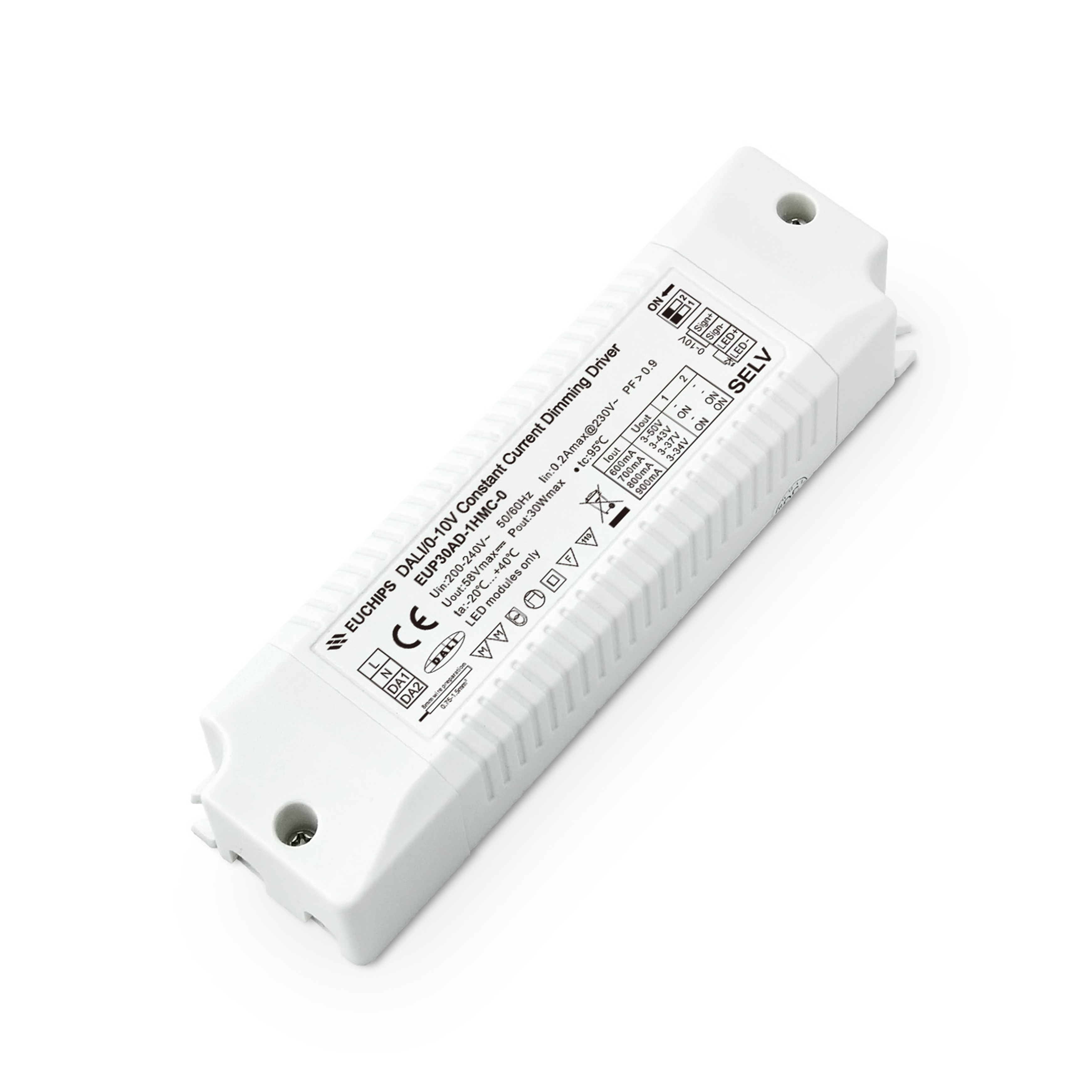 1-10V & DALI CONSTANT CURRENT DIMBAAR DRIVER 30W - Afbeelding 2