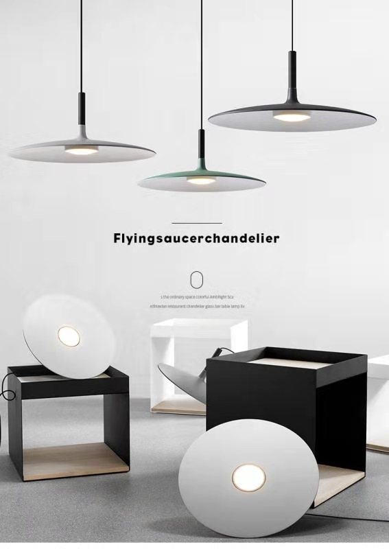 HANGLAMP VLIEGENDE SCHOTEL Ø350 DIM WIT - Afbeelding 4