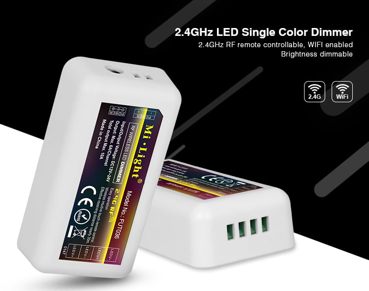 MI-LIGHT CONTROLLER 1 KLEUR 12-24V - Afbeelding 2