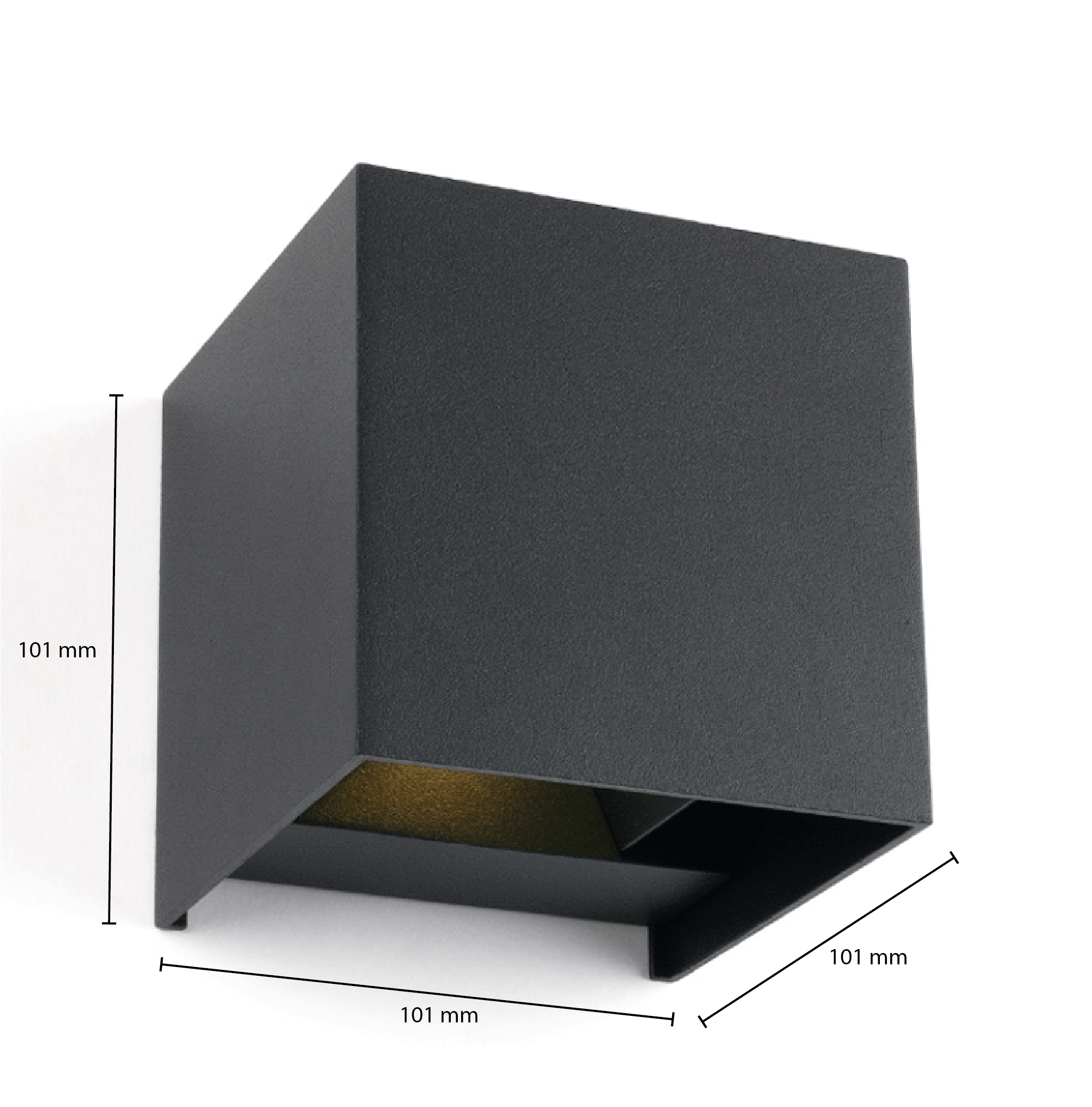 LED CUBE 2x3W DIM GRIJS - Afbeelding 5