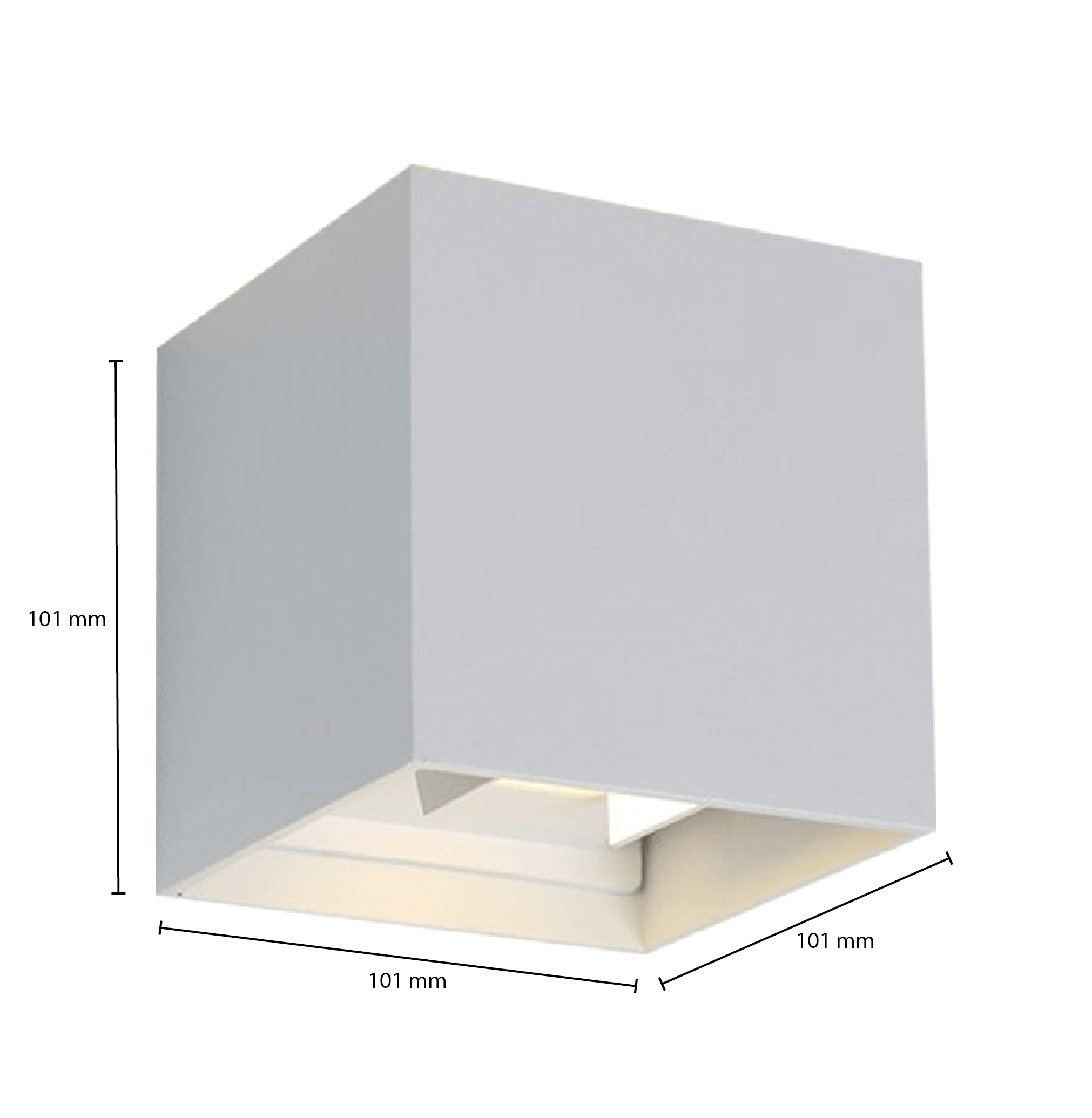 LED THEBE CUBE 2x3W DIM WIT - Afbeelding 6