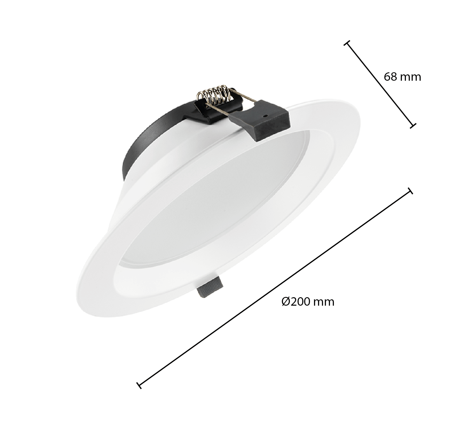 LED DOWNLIGHT ORTHO TRI-COLOR Ø170 20W - Afbeelding 6