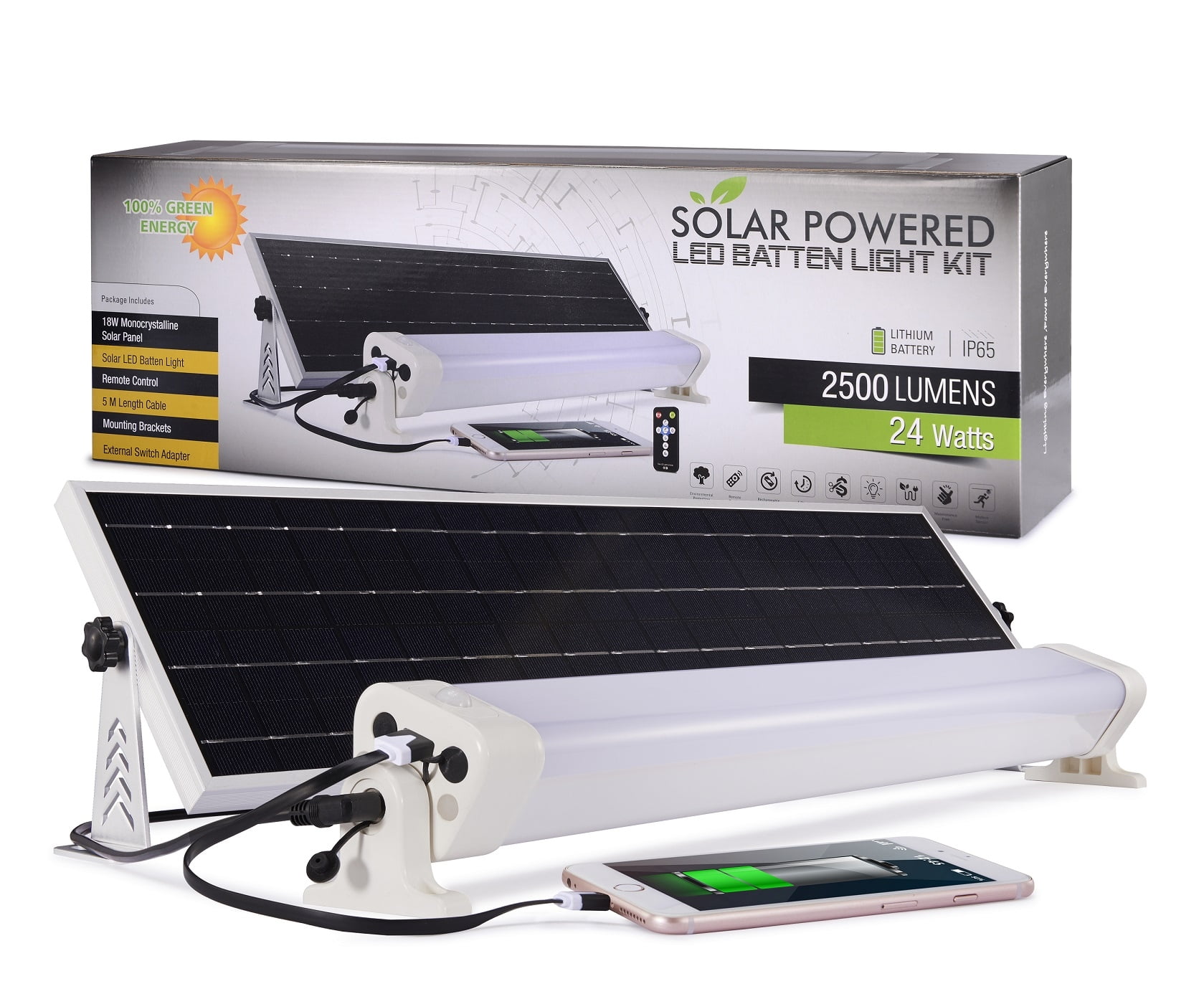 SOLAR LED TRI-PROOF IP65 24W - Afbeelding 11