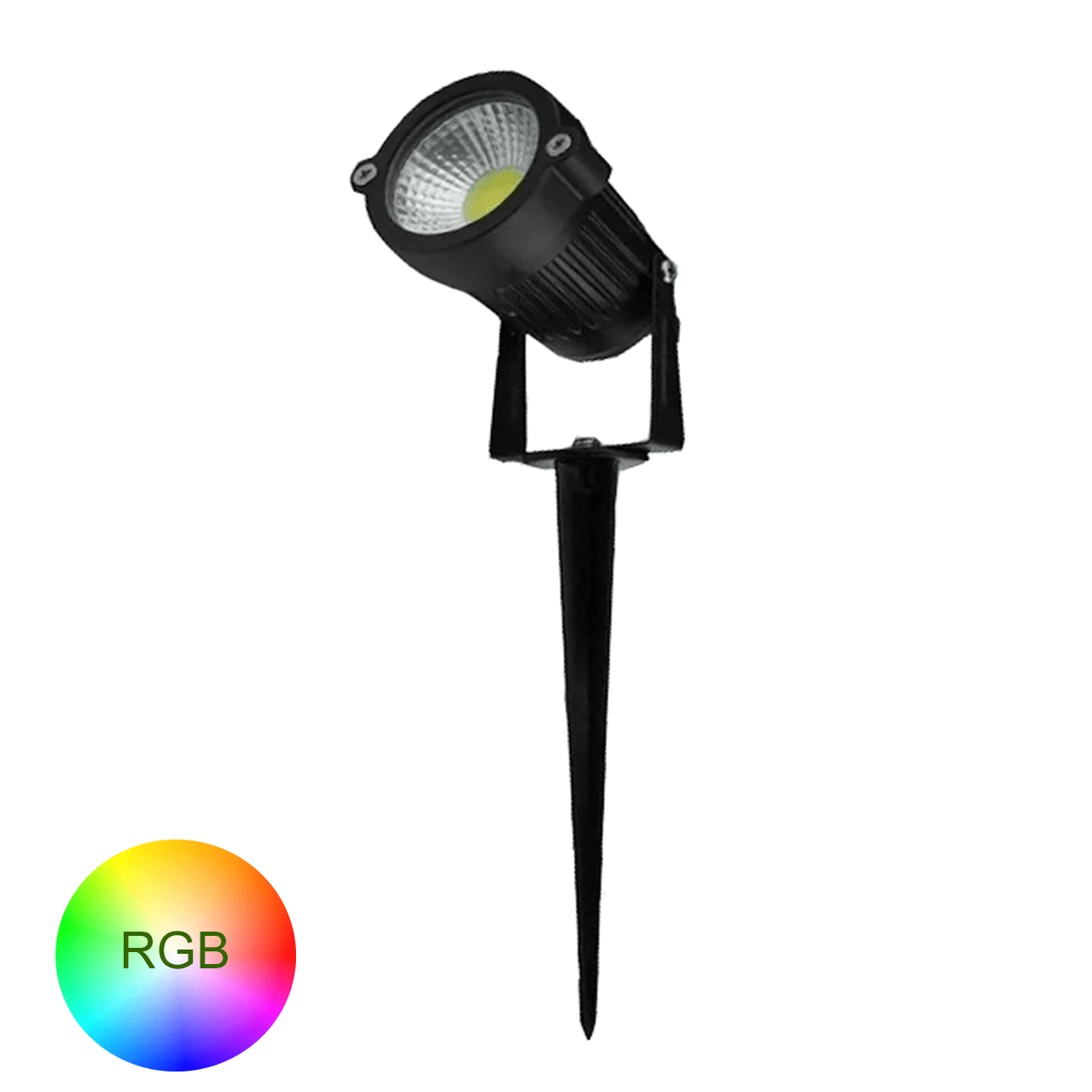 TUINSPOT MET GRONDPEN 6W RGB "IS NIET BESTUURBAAR"