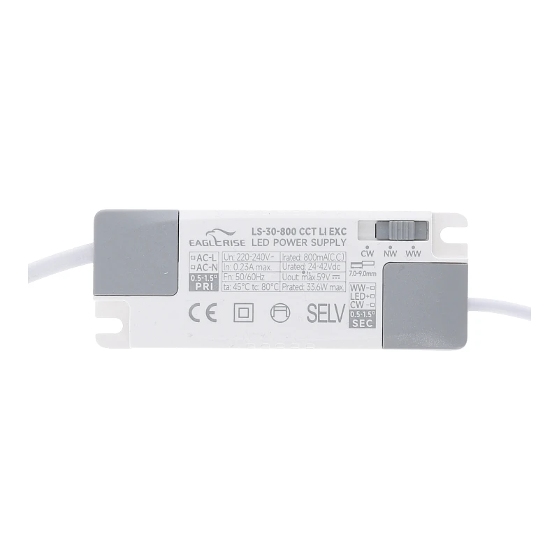 LED 4-kant FRAME PANEL 60 x 60 32W UGR<23 CCT SWITCH - Afbeelding 6