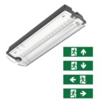NOOD-VERLICHTING | PAN | 3W | ZWART | INCL. PITOGRAMMEN
