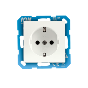 ION INDUSTRIES | WANDCONTACTDOOS | RA | V1/J1 |  MAT ALPIN WIT