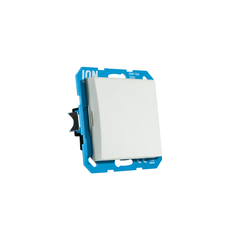 ION INDUSTRIES | WANDCONTACTDOOS | RA MET KLAPDEKSEL | IP44 | E1 | MAT ALPIN WIT - Afbeelding 3
