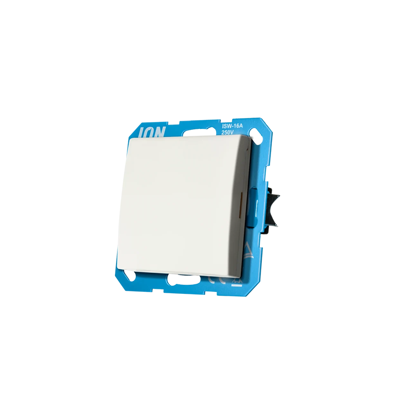 ION INDUSTRIES | WANDCONTACTDOOS | RA MET KLAPDEKSEL | IP44 | E1 | MAT ALPIN WIT - Afbeelding 4