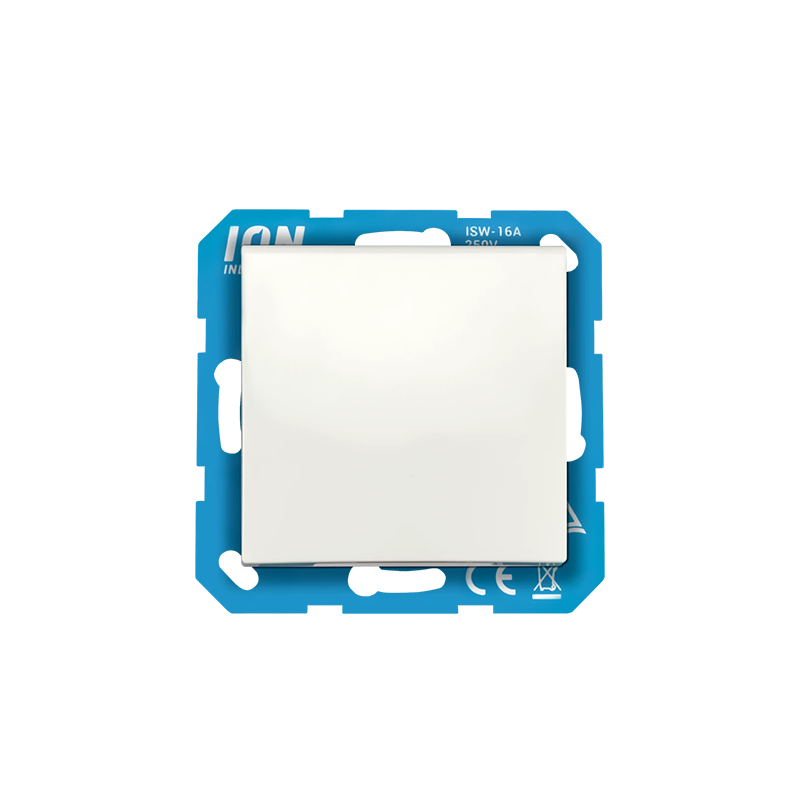 ION INDUSTRIES | WANDCONTACTDOOS | RA MET KLAPDEKSEL | IP44 | E1 | MAT ALPIN WIT - Afbeelding 2