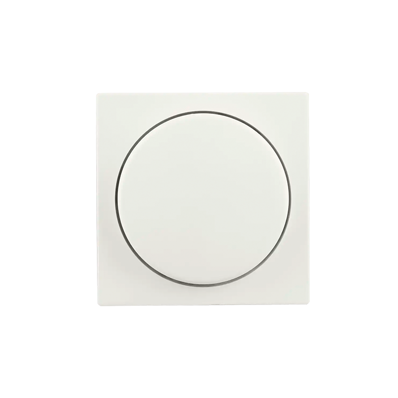 ION INDUSTRIES | CENTRAALPLAT | DIMMERKNOP | ENKELVOUDIG | V1/J1 | MAT ALPIN WIT