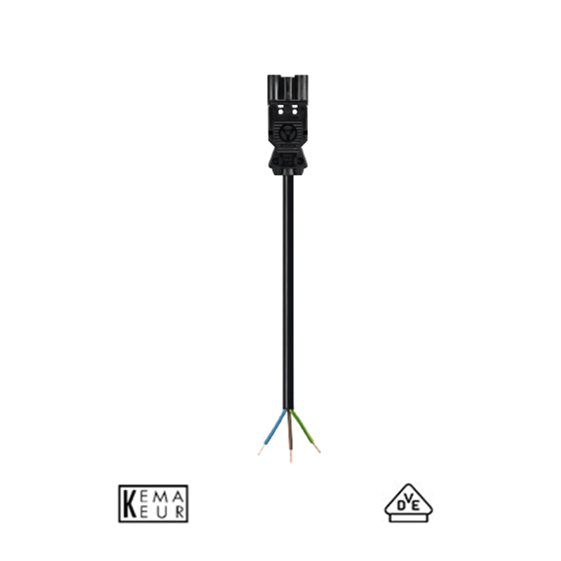 Wieland GST18I3 Aansluitsnoer male 1,5 MM² 0,5 meter zwart - Afbeelding 2