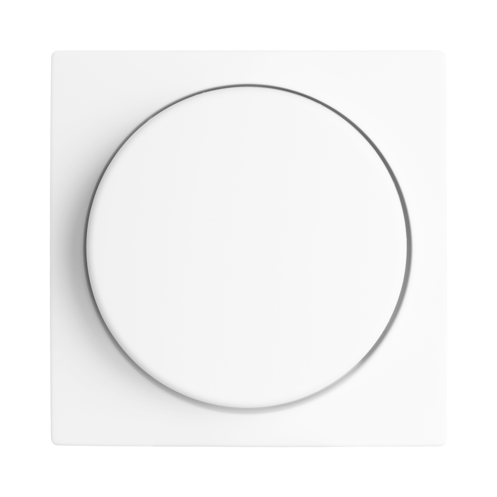 ION INDUSTRIES | Centraalplaat Dimmerknop Enkelvoudig t.b.v. Indicatielamp V1 /J1 Alpin Wit - Afbeelding 4