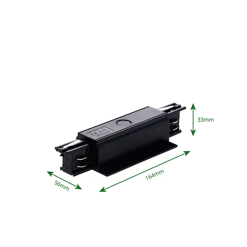 INBOUW 3-FASE | I-VORM CONNECTOR | ZWART - Afbeelding 3