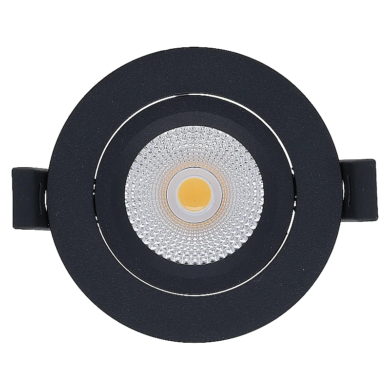 LED INBOUWSPOT | VARDA | SLIM-FIT | 6W | DIM | ZWART | CCT-SWITCH - Afbeelding 2