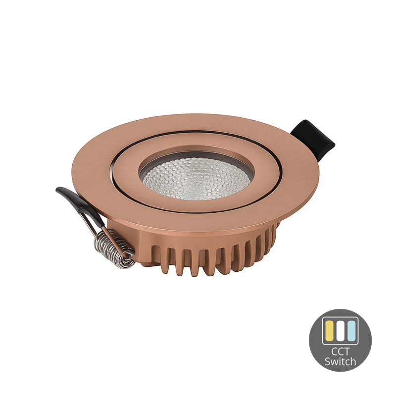 LED INBOUWSPOT | VARDA | SLIM-FIT | 6W | DIM | KOPER | CCT-SWITCH Verwacht in week 41