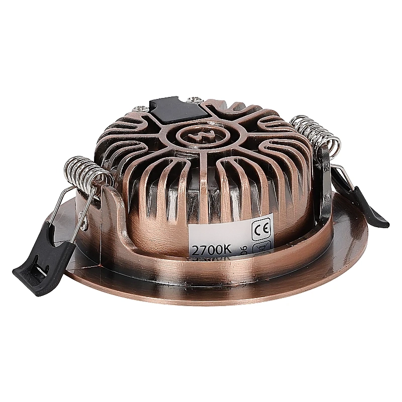 LED INBOUWSPOT | VARDA | SLIM-FIT | 6W | DIM | KOPER | CCT-SWITCH Verwacht in week 41 - Afbeelding 5