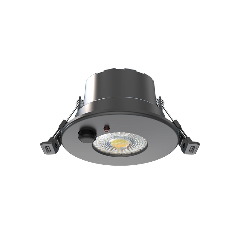 LED INBOUWSPOT | ODESSA | 6W | DIM | ZWART | CCT-SWITCH | IP65 | MET SENSOR