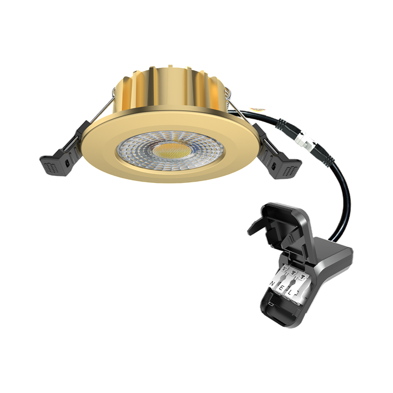 LED INBOUWSPOT | HUGO | 6W | DIM | MESSING | CCT-SWITCH | IP65 - Afbeelding 2