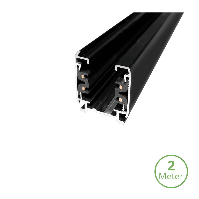 3-FASE RAIL | 200CM | ZWART ( VERZENDKOSTEN €15,- PER ORDER 1x / Na berekening )