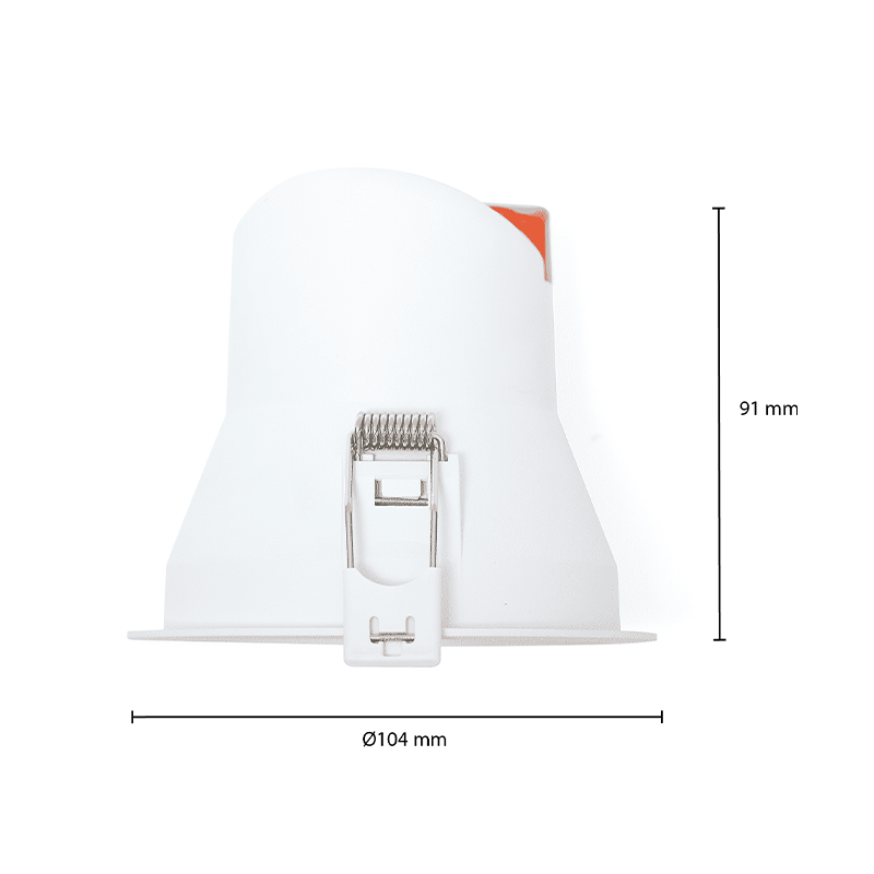 LED INBOUWSPOT MIRACLE 9W DIM WIT CCT-SWITCH - Afbeelding 4