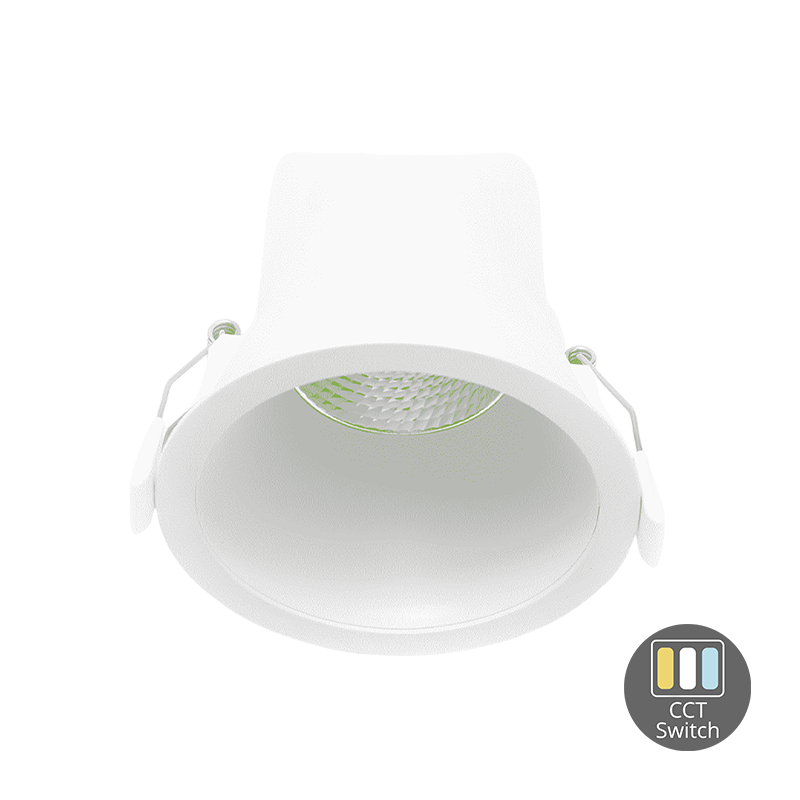 LED INBOUWSPOT MIRACLE 9W DIM WIT CCT-SWITCH