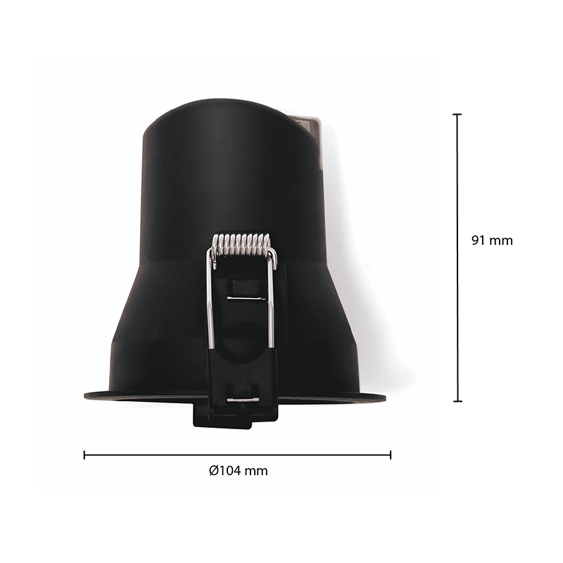LED INBOUWSPOT MIRACLE 9W DIM ZWART CCT-SWITCH - Afbeelding 5