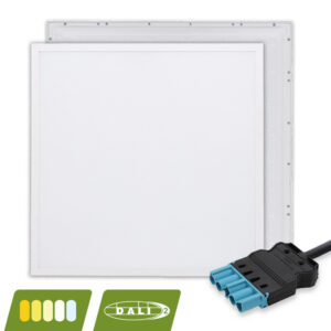 BACK-LIT LED PANEEL | EUROPA | 60X60CM | 30W | DALI | CCT-SWITCH | MET 5-SWP SNOER