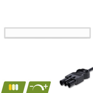 BACK-LIT LED PANEEL | PONTUS | 120X15CM | 30W | DIMBAAR | CCT-SWITCH | MET 3-SWP SNOER