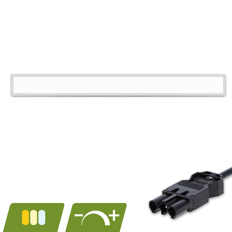 BACK-LIT LED PANEEL | PONTUS | 172X15CM | 30W | DIMBAAR | CCT-SWITCH | MET 3-SWP SNOER