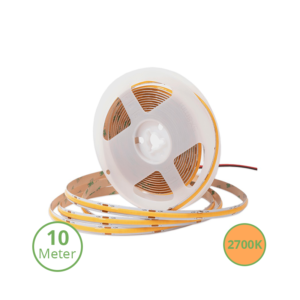COB LEDSTRIP | VRIJ KNIPBAAR | 24V | IP20 | 10M | 10W/M | 2700K