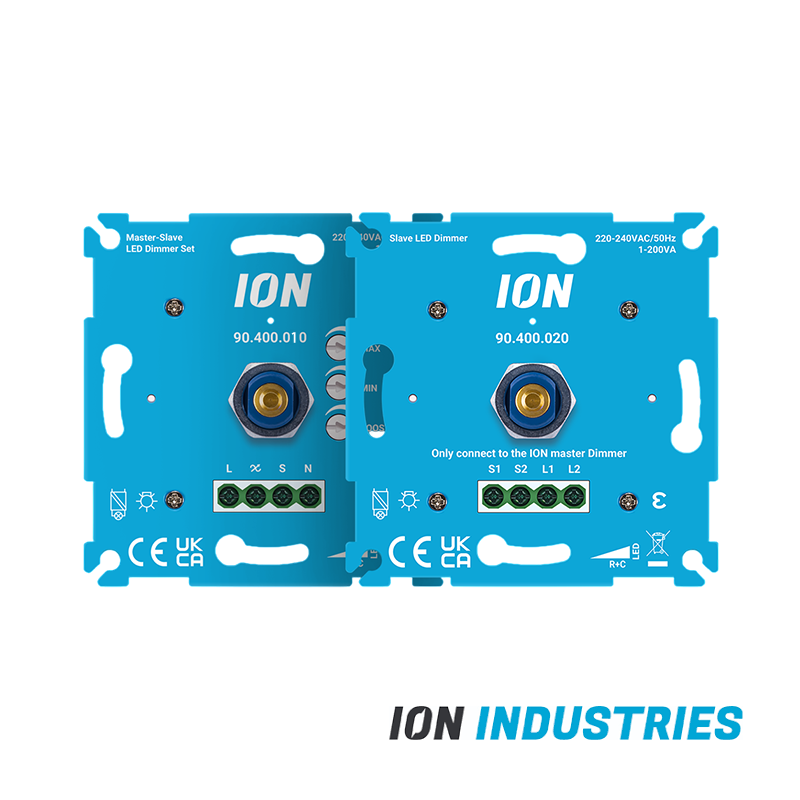 LED MASTER-SLAVE DIMMER | 0.3-200 WATT | ION INDUSTRIES